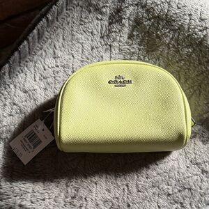 Coach Women's Lime Cosmetic Bag